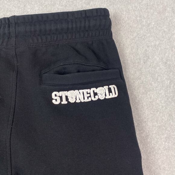 WWE Shoe Palace Mens L Stone Cold Steve Austin Black Jogger Sweatpants - Picture 9 of 12